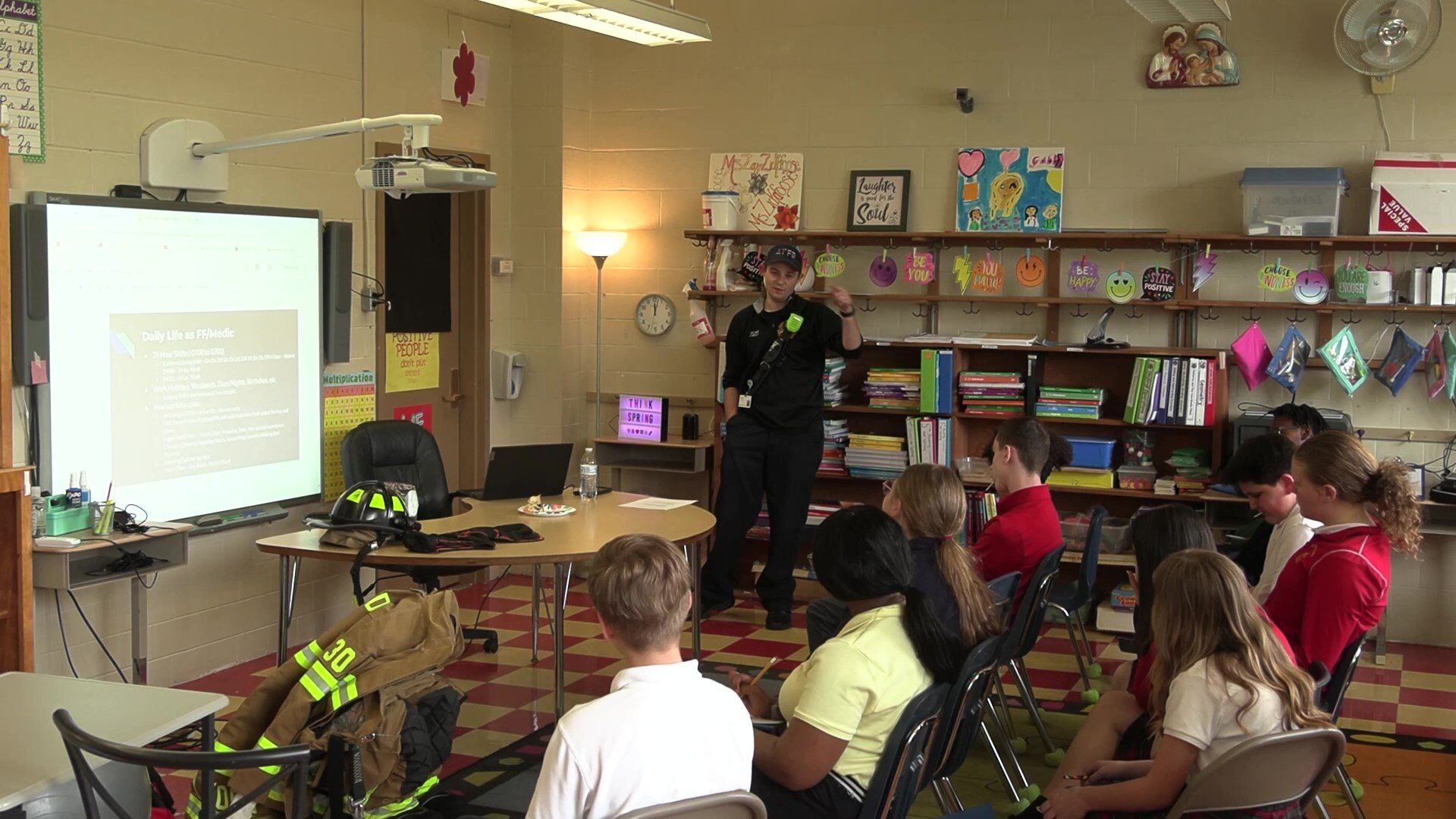 Lima Catholic Sixth Graders explore careers during Positive Addiction Week
